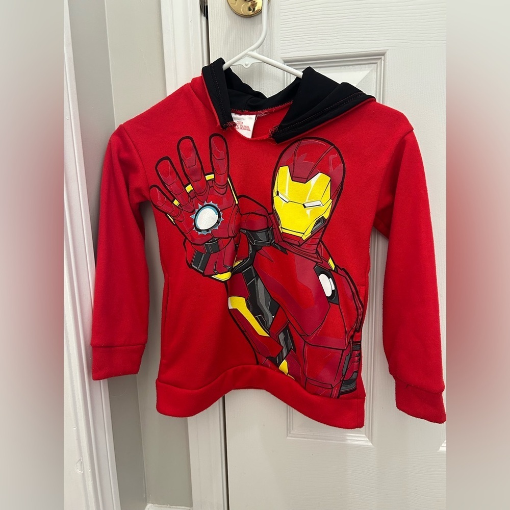 Marvel Red and Yellow Iron Man Sweatshirt
